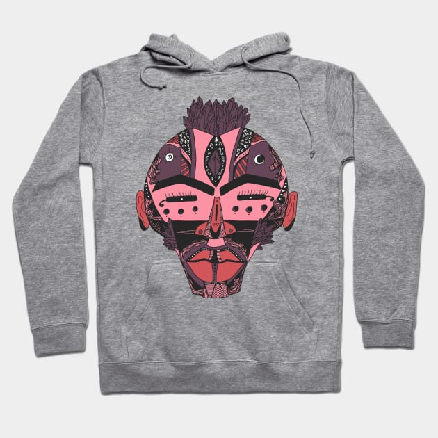 Ambrose African Mask 4 Hoodie by kenallouis